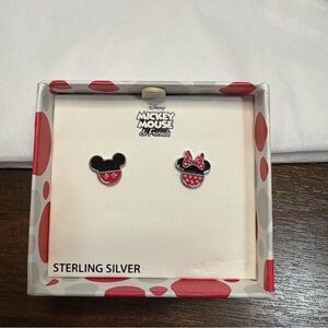Disney Mickey Mouse & Friends Silver Earrings